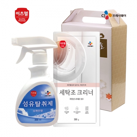 CJ섬유탈취제,세탁조크리너2종세트 #2