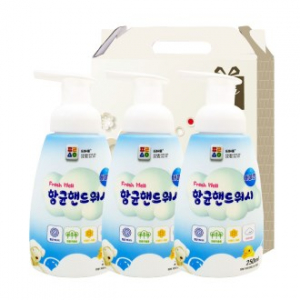 프레시웰 항균 핸드워시 용기 3종 세트