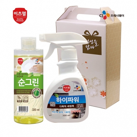 CJ 다목적세정제, 순그린320 (용기) 2종 세트 #2