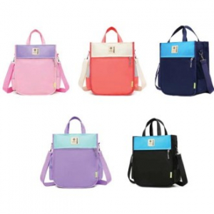 투톤 크로스 보조가방 학원 신발가방 // 고급형