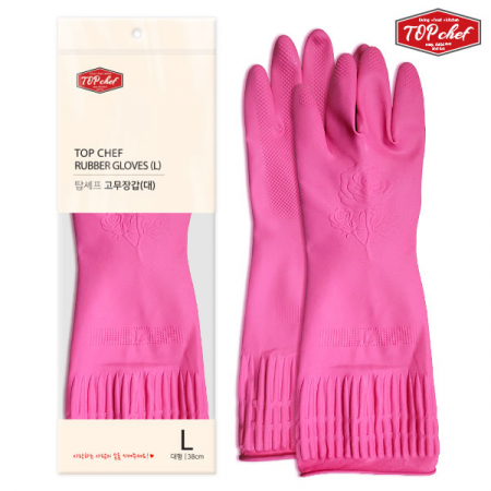 탑셰프 고무장갑 38cm 대형 벌크 // OPP개별포장 #2