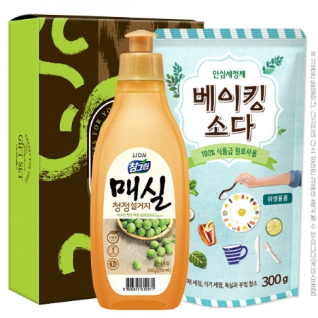 (친환경)참그린매실300용기 탑셰프베이킹소다300리필(2종) 세트 #3