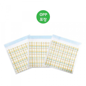 판촉홍보용 체크무늬 행주-OPP포장 (1P)