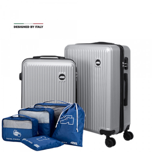 에스쿠다마 캐리어 20 / 24인치세트 + 파우치 5종 세트, 여행용가방, 기내용캐리어