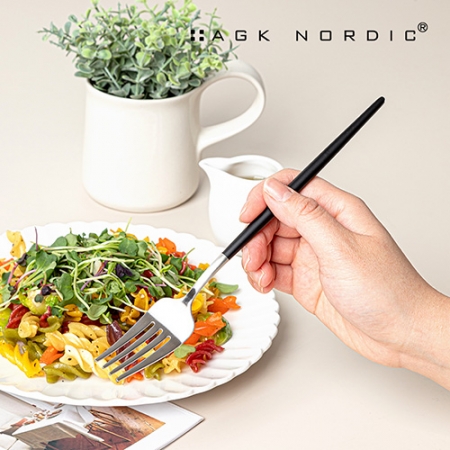 AGK 블랙스톤 커트러리 수저 젓가락 포크 나이프 (개별구매가능) 양식기 한식기 #5