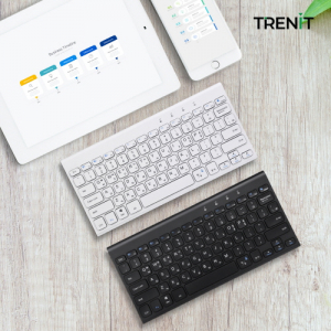 트렌잇 슬림 무선 블루투스 키보드 JTK-106