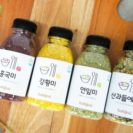 바비조아 건강쌀 4종세트_ 홍국쌀,강황쌀,연잎미,산과들에15곡 #5