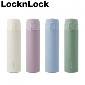 락앤락 3270 슬림핏 원터치 스텐텀블러 400ml 사일런스 스토퍼형 4칼라