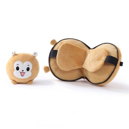 에코라이프 2in1 목베개 캐릭터 수면안대 CCH185 #2