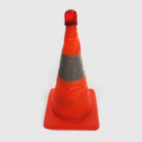 카테크 보관이 간편한 차량용 경고 비상 콘 삼각대 바리케이트 CBH598