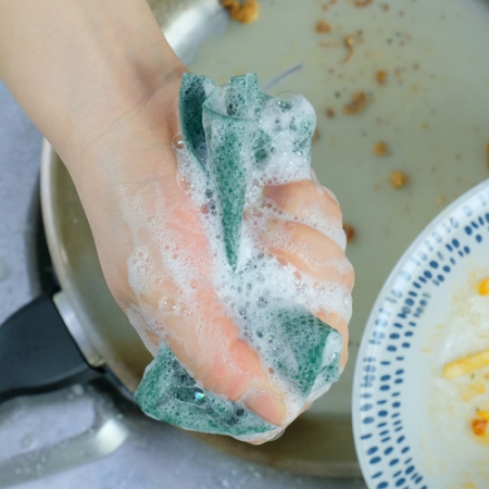 더휴안 깔끔한 주방을 위한 다용도 수세미 60매(스티커포함) #5