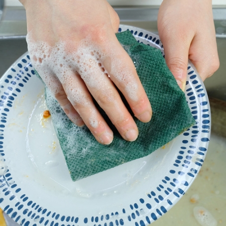 더휴안 깔끔한 주방을 위한 다용도 수세미 60매(스티커포함) #6