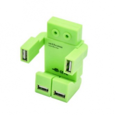모던오피스 로봇형 USB 2.0 4포트 USB 허브 CBH258
