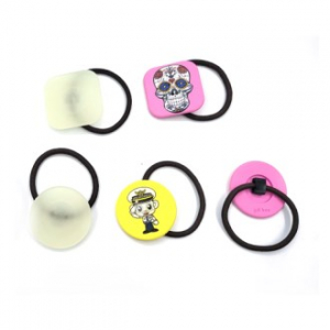 사각/원형/야광 엠보싱 풀칼라인쇄 머리고무줄ㅡ맞춤제작