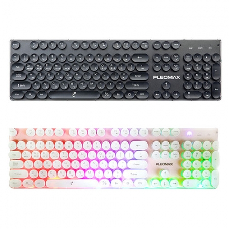 플레오맥스 레트로방식 LED 유선 키보드 AVEC-K301 #2