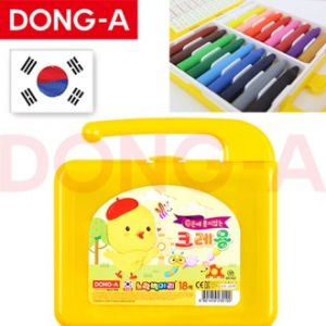 동아 노랑병아리 크레용 18색 (정품)