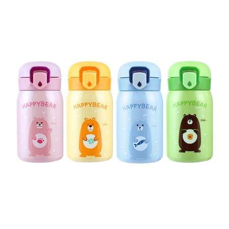 홈애니 해피베어 원터치보온보냉병 250ml #4