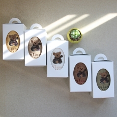 무한타올 기라로쉬 엉뚱한베어 세면타올 40x80cm, 타올