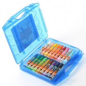 모나미 모니주 18색 크레파스 (블루)