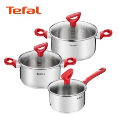 테팔 에디션 레드 IH 냄비 편수 16cm + 양수 18cm + 양수 20cm