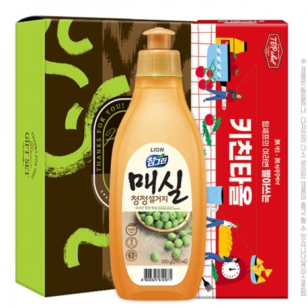 (친환경)참그린매실300용기 빨아쓰는키친타올(2종) 세트 #3