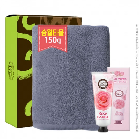 송월 타올150g 아모레해피바스핸드로션30ml(2종) #3