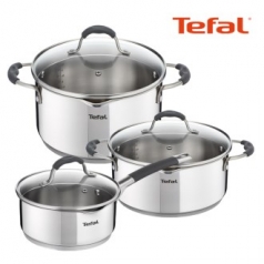 테팔 일리코 스테인레스 냄비 편수 16cm+양수 20cm+곰솥 22cm