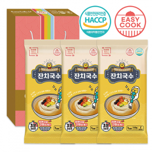 이지쿡 구포국수 새별세트 4호 3종