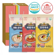 이지쿡 구포국수 새별세트 5호 3종