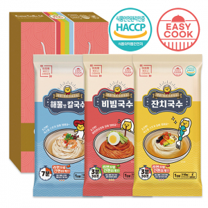 이지쿡 구포국수 새별세트 5호 3종