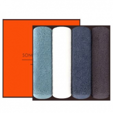 [송월타올] 항균 무지타올 4P 선물세트, 수건, 답례수건