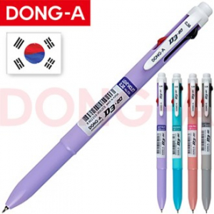 동아 D3-20 3색 볼펜 0.38 // 하이브리드 잉크