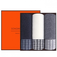 [송월타올] 호텔컬렉션 톤 타올 3P 선물세트, 수건, 답례수건