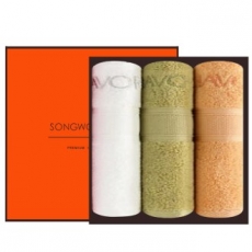 [송월타올]샤보렌 식스 타올 3P 선물세트, 수건, 답례수건