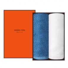 [송월타올] 항균 프리미엄 무지타올 2P 선물세트, 수건, 답례수건