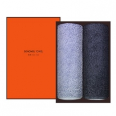 [송월타올] 블루밍 타올 2P 선물세트 수건 답례수건