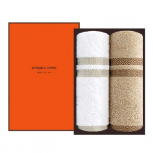 [송월타올] 노을 타올 2P 선물세트, 수건, 답례수건