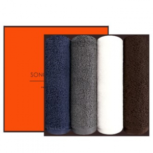 [송월타올] 헤비 무지타올 4P 선물세트, 수건, 답례수건