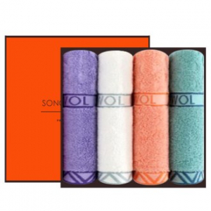 [송월타올] 베이직 에스닉 타올 4P 선물세트