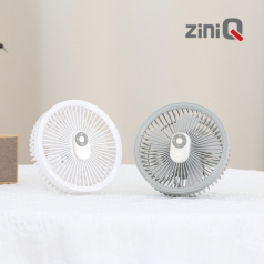 지니큐 FN-500C 가정용 및 캠핑용 무선 휴대용 선풍기 리모컨 포함