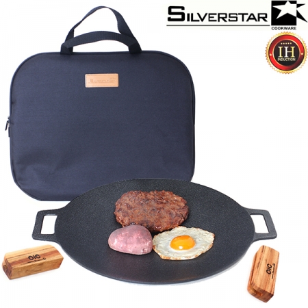 실버스타 오아이씨 인덕션IH 가마그리들 33cm- 3p세트 #2