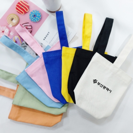 캔버스 미니 컬러풀 텀블러 홀더백 #3