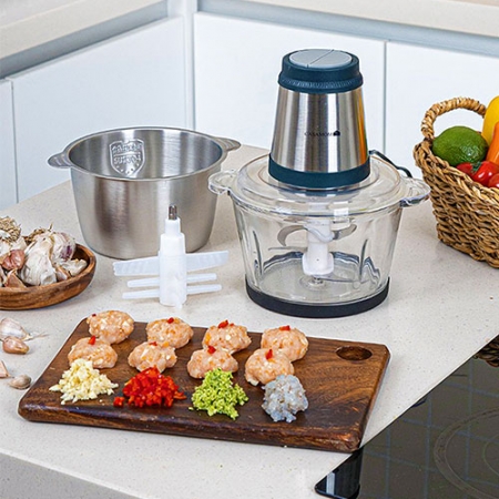 에브리빙 멀티 다지기 (유리볼+스텐볼+마늘피제거기) #2