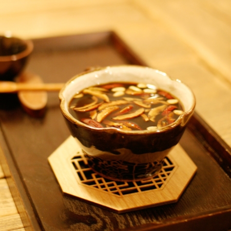 우드 티코스터 #4