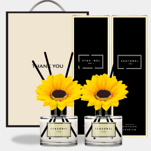 시즈넬 플라워 디퓨저 200ml 더블 해바라기