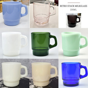 레트로 스텍 dr밀크 글라스