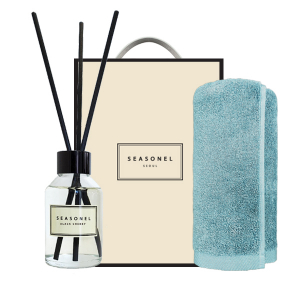 시즈넬 디퓨저 선물세트, 디퓨저100ml 플레인+항균타올