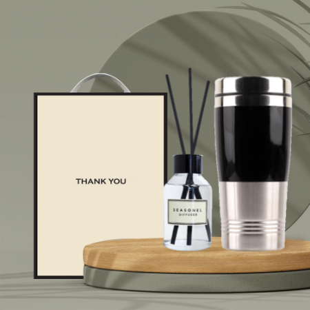 시즈넬 선물세트 디퓨저100ml플레인+럭셔리텀블러 #2