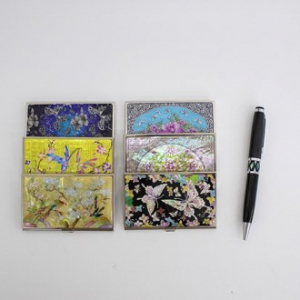 자개 띠볼펜 2종세트 꽃문양