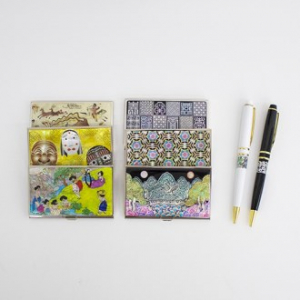 금장볼펜 2종세트 전통문양